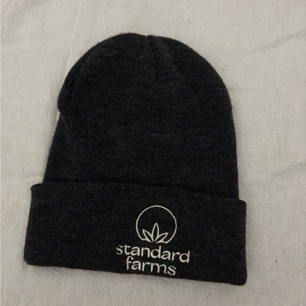 Standard Farms Logo Charcoal Beanie
